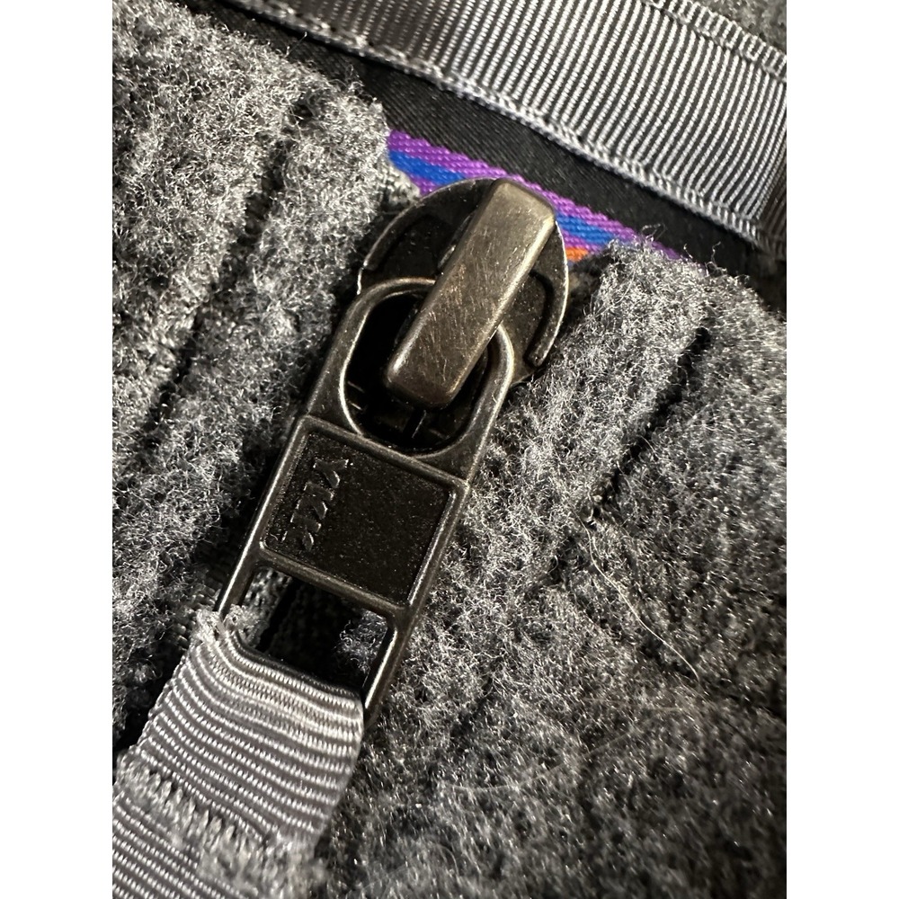 Patagonia Jacket Synchilla Mens L Fleece Nickel Grey Pullover Full Zip ROLLUP - Picture 16 of 16